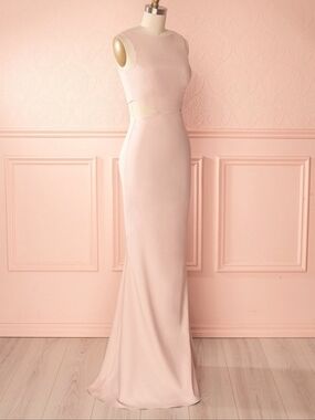 Arti Gogna Vallata Pink Gown Size M NWT Cutout Formal Bridesmaid Dress $214